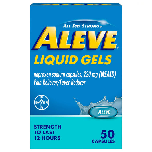 ALEVE, CAP LIQ GEL 220MG (50/BT)