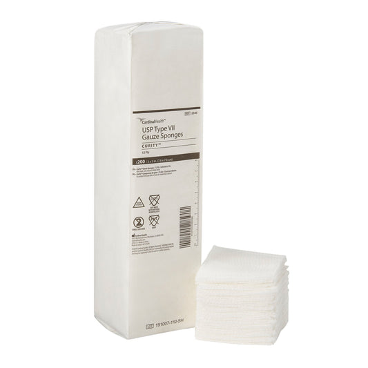 SPONGE, GAUZE 12PLY 3"X3" (200/BG)