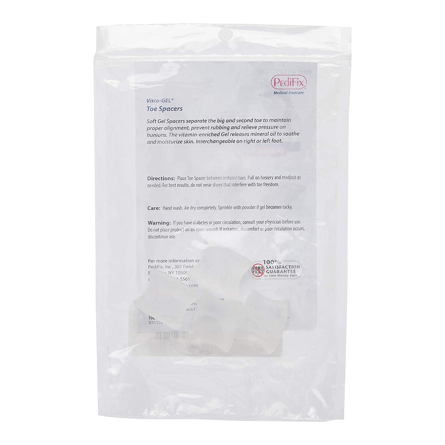 TOE SPACER, VISCO GEL MED (4/PK)