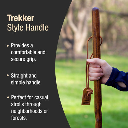 STICK, WALKING BRAZOS TEXAS TRAVELER RED 55"