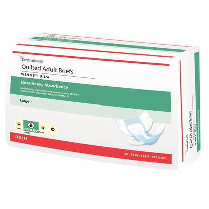 BRIEF, WINGS ULTRA QUILTED LG (18/BG 4BG/CS)