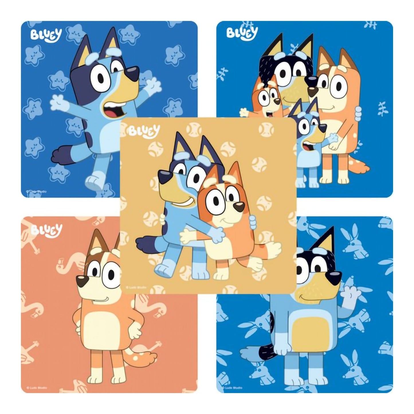 STICKER, BLUEY 2 1/2" (100/BX)