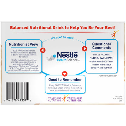 BOOST, CALORIE SMARTVERY VANILLA 8OZ (6/PK 4P/KCS)