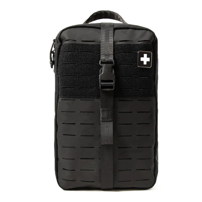 FIRST AID KIT, MYFAK LG STD 200PC NYLON BG BLK 14X8.75X6"