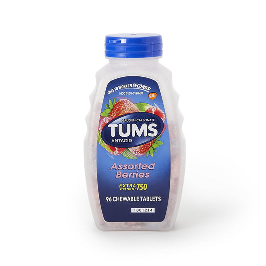 TUMS, E-X TAB CHEW BERRY ASTD (96/BT)