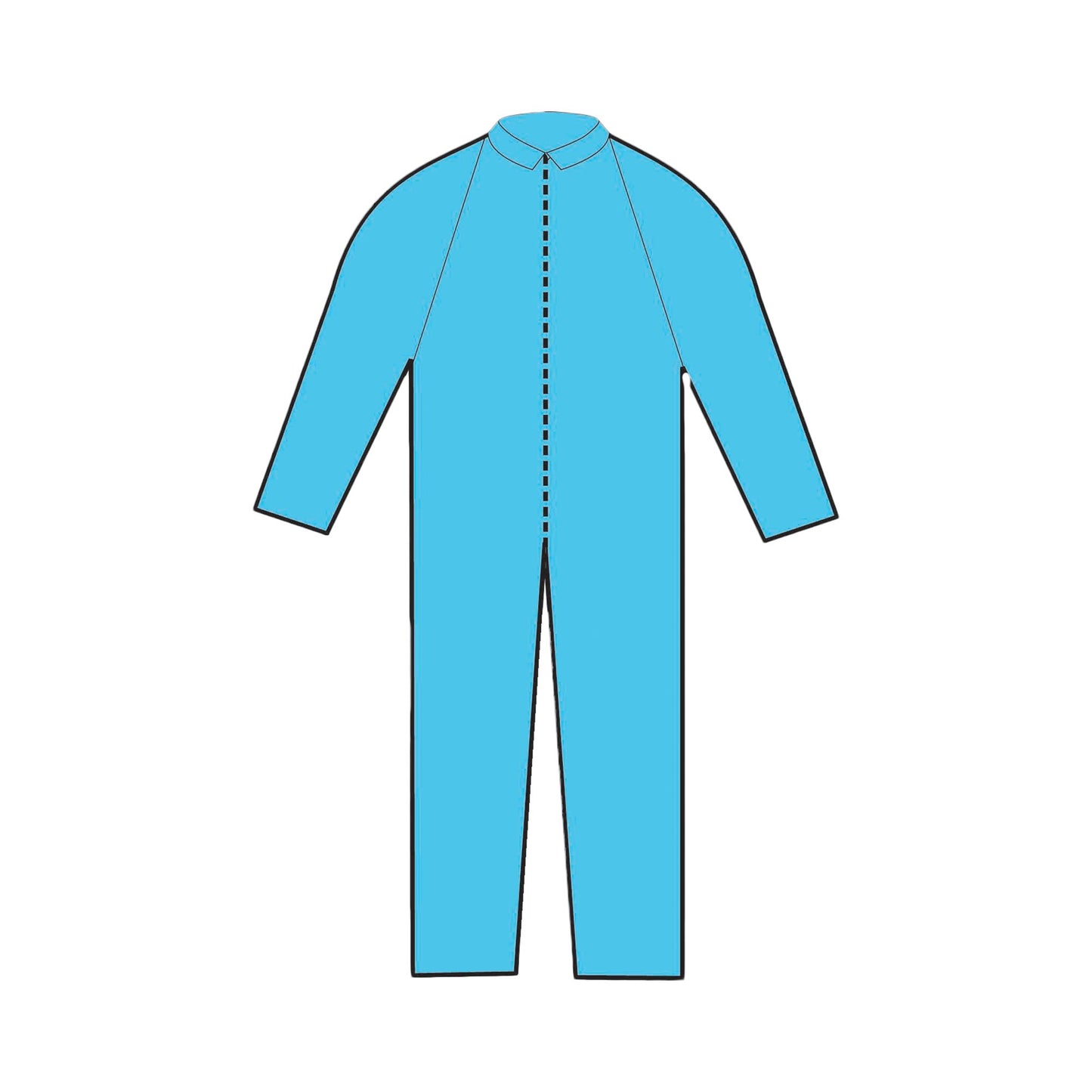 COVERALL, PROTECT BLU XXLG (24/CS)