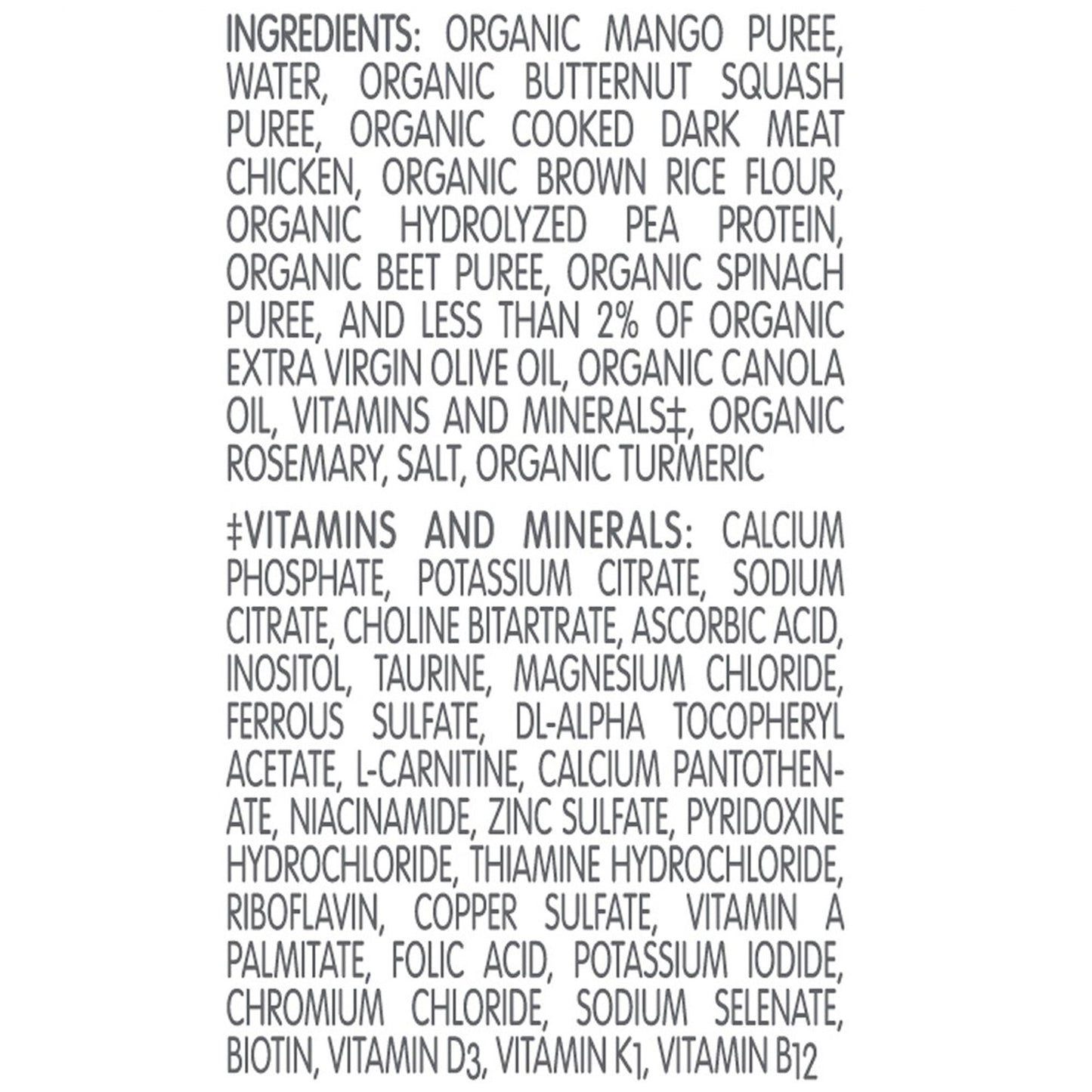 FORMULA, COMPLEAT ORG BLND CHICKEN GARDEN PED 10.1OZ (24/CS