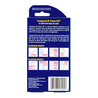 COMPOUND W, SPR FREEZE OFF 8APPL