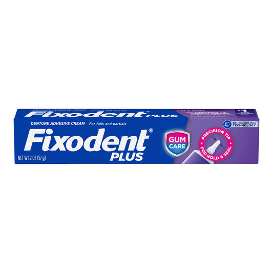 FIXODENT PLUS, ADH CRM GUM CARE 2OZ
