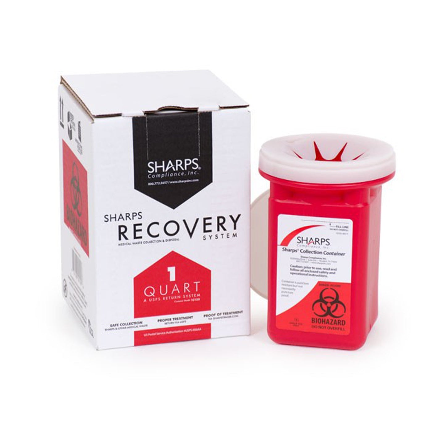 CONTAINER, SHARPS MAILBACK 1QT(12/CS)