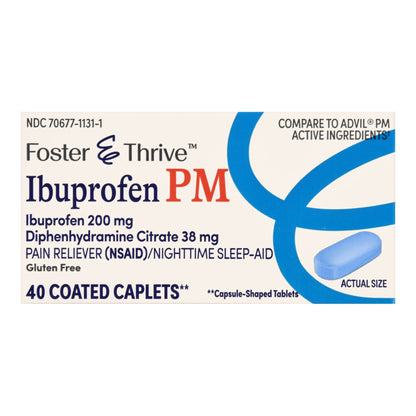 IBUPROFEN PM, CAPL FT SM 200-38MG(40/BT)