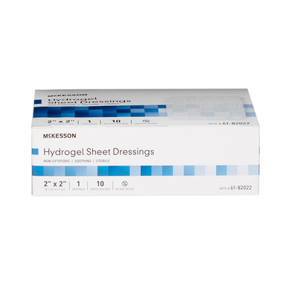 DRESSING, HYDROGEL SHEET STR LF 2X2 (10/BX 4BX/CS)