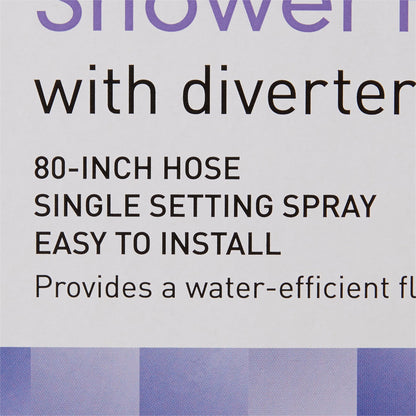 SHOWER, HAND HELD W/DIVERTER VALVE (12/CS)