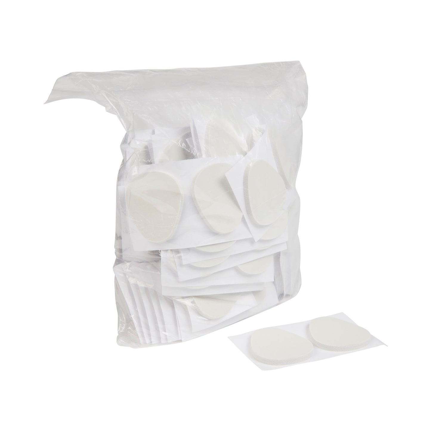 PEDI-PAD, FOAM ADH WHT 1/4" (1G 1/4" (100/PK 20PK/CS)