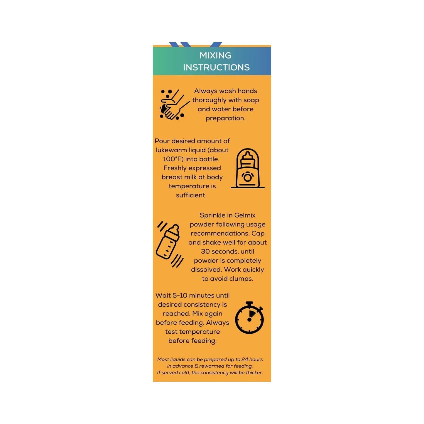 THICKENER, MILK ORGANIC GELMIXBREAST/FORM (30/BX 12BX/CS)