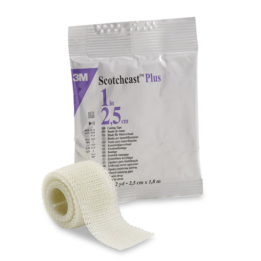 TAPE, CAST SCOTCHCAST PLUS STDWHT 1"X2YDS (10/BX) 3MORTH