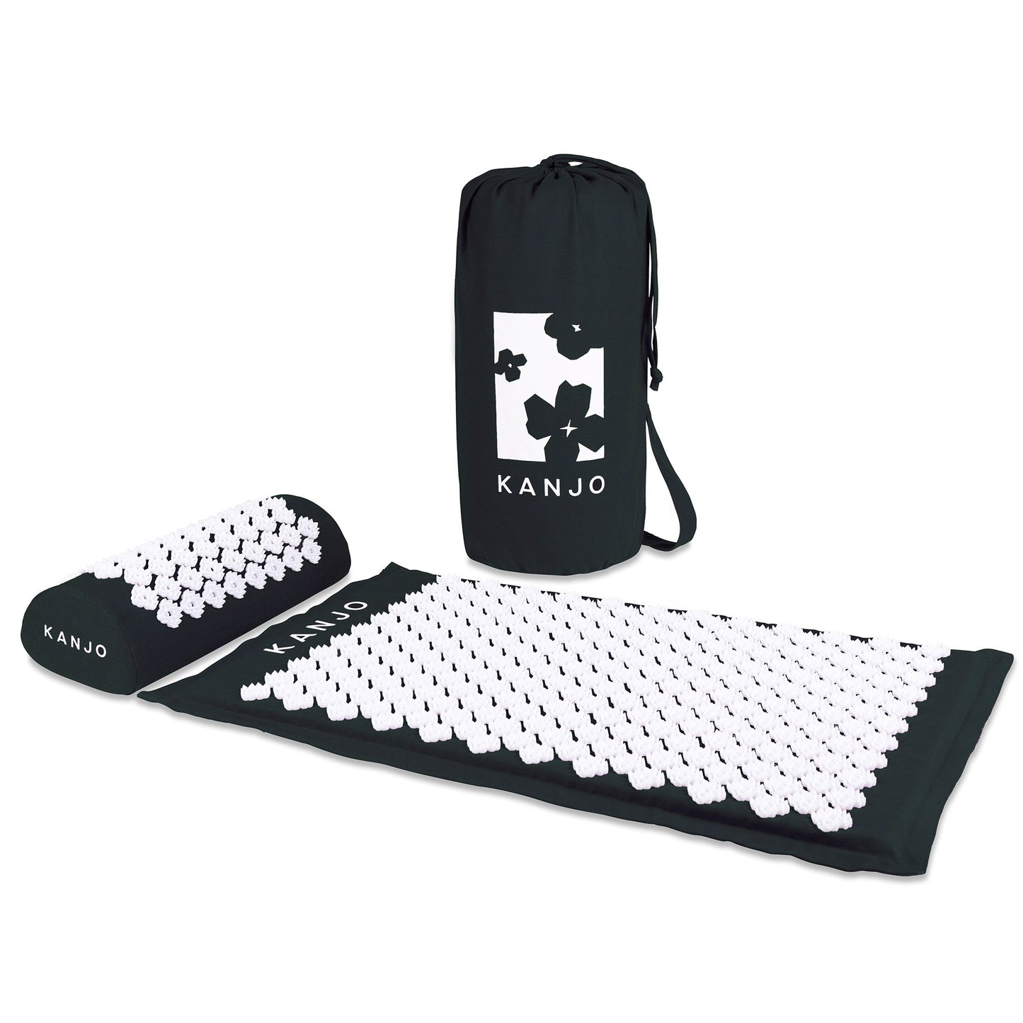 MAT SET, MAT/PILLOW ACUPRESSURE MEMORY FM ONYX (1/ST 8ST/CS)
