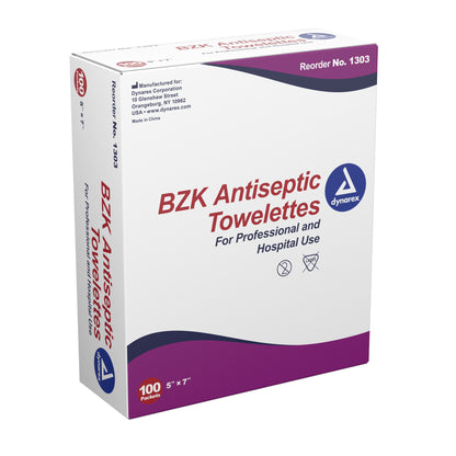 TOWELETTE, ANTISEP BZK (100/BX10BX/CS)