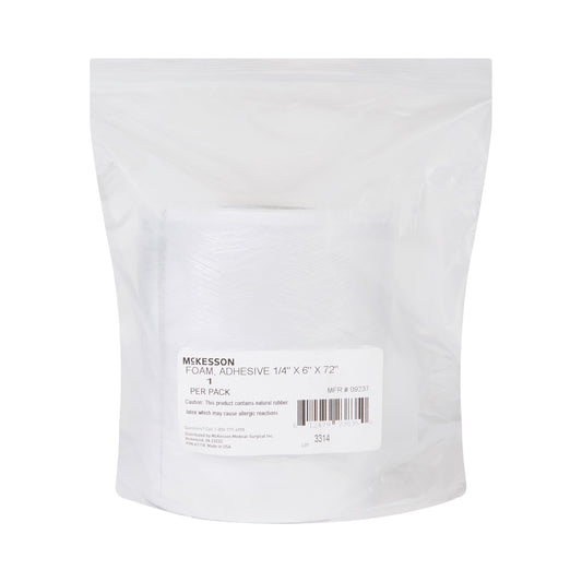 FOAM, ORTHOPAEDIC ADH 1/4"X6"X72" (20RL/CS)