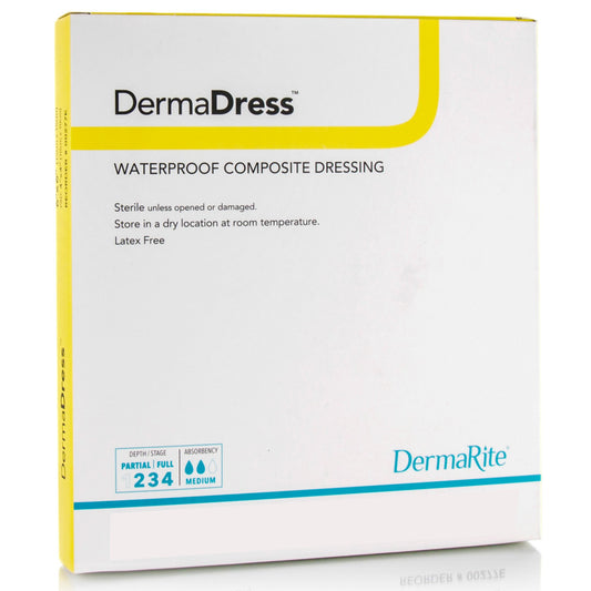 DRESSING, DERMADRESS 4"X4" (10/BX)