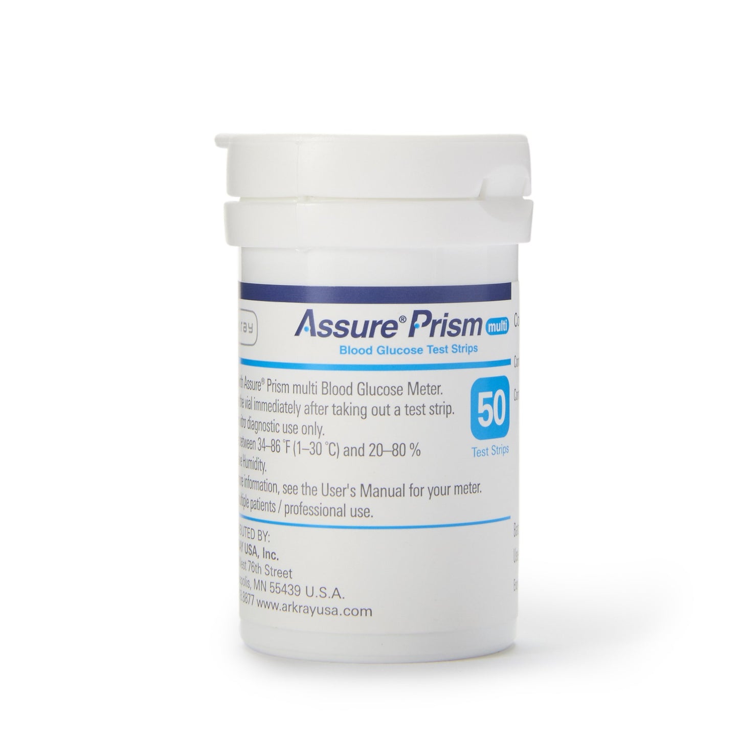 TEST STRIP, BLD GLUC ASSURE PRISM MULTI (50/BX 12BX/CS)