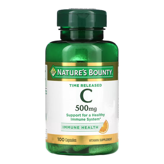VITAMIN C, CAP NATURES BOUNTY 500MG (100/BT)
