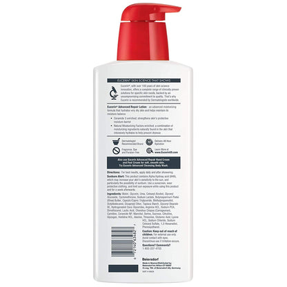 EUCERIN, LOT ADVANCED REPAIR 16.9OZ