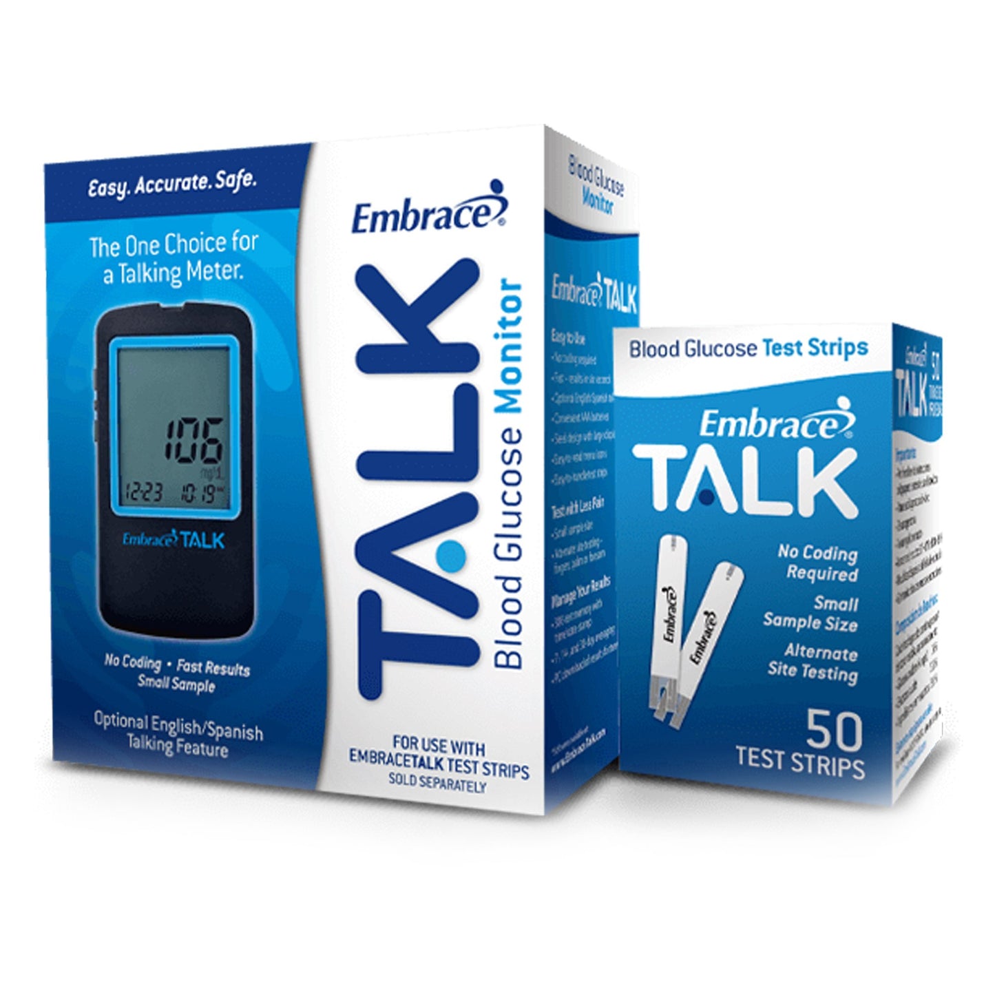 STRIP, TEST EMBRACE TALK (50/BX)