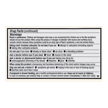 STOMACH RELIEF, TAB FT SM 262MG (40/BT)