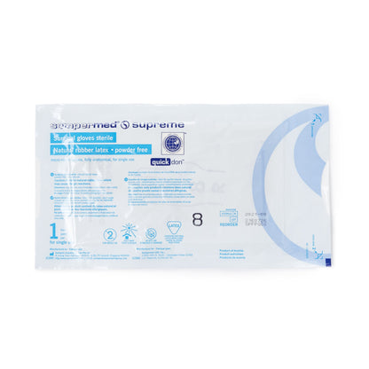 GLOVE, SURG LTX 8.0 STR2 TXT (50PR/BX 6BX/CS)