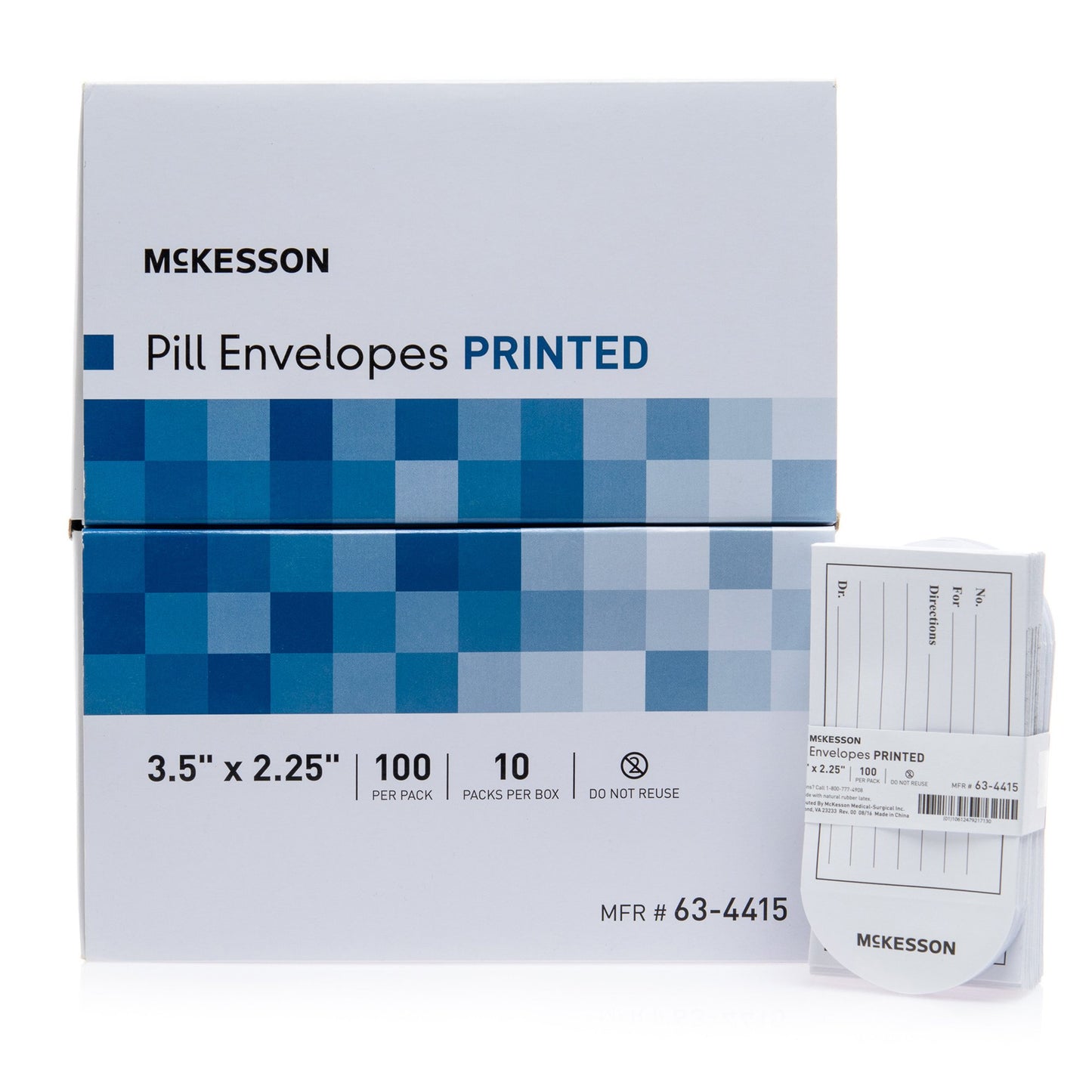 ENVELOPE, PILL PRINTED (100/PK10PK/BX)