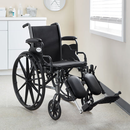 WHEELCHAIR, LTWT DDA ELR 16" 300LBS
