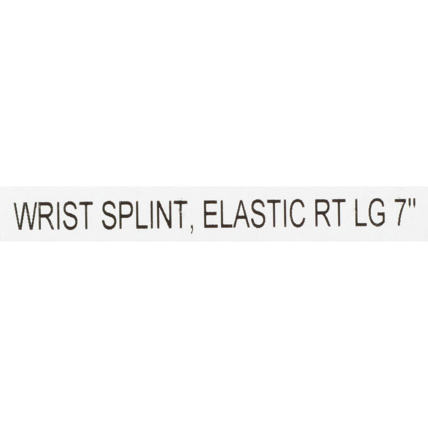 WRIST SPLINT, ELAS RT LG 7"