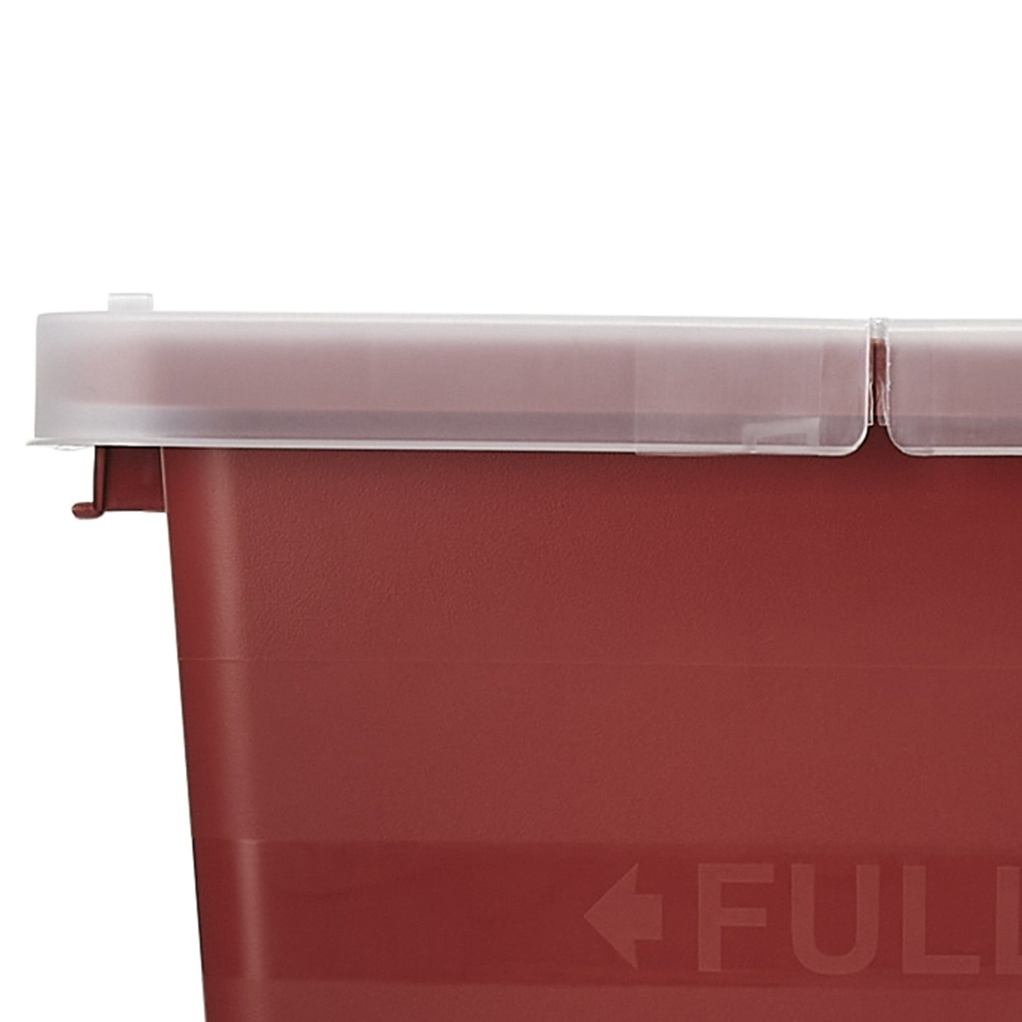 CONTAINER, SHARPS RED 8GL W/LID (10/CS)