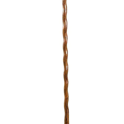 STICK, WALKING WOOD BRAZOS 58 TWISTED OAK HITCHHIKER BRN 58"