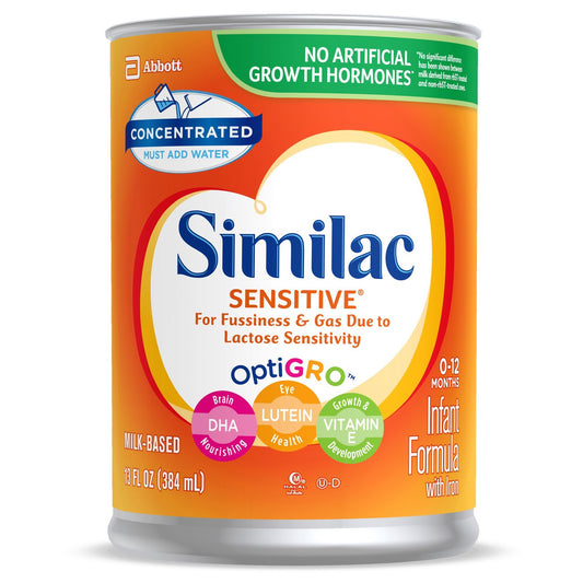 SIMILAC SENSITIVE, OPTIGRO CONC LIQ 13OZ (12/CS)