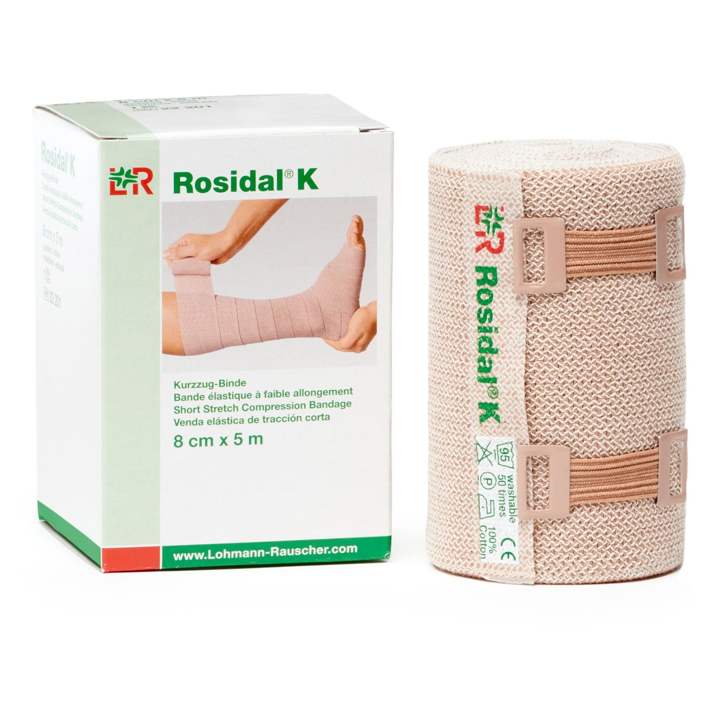 BANDAGE, SHORT STRETCH K 8CMX5M (1/BX 20BX/CS)