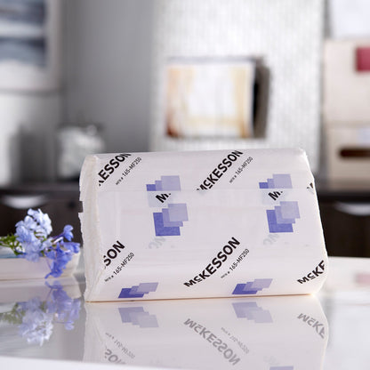 TOWEL, MULTI-FOLD 1PLY WHT 9.06X9.45" (250/PK 16PK/CS)