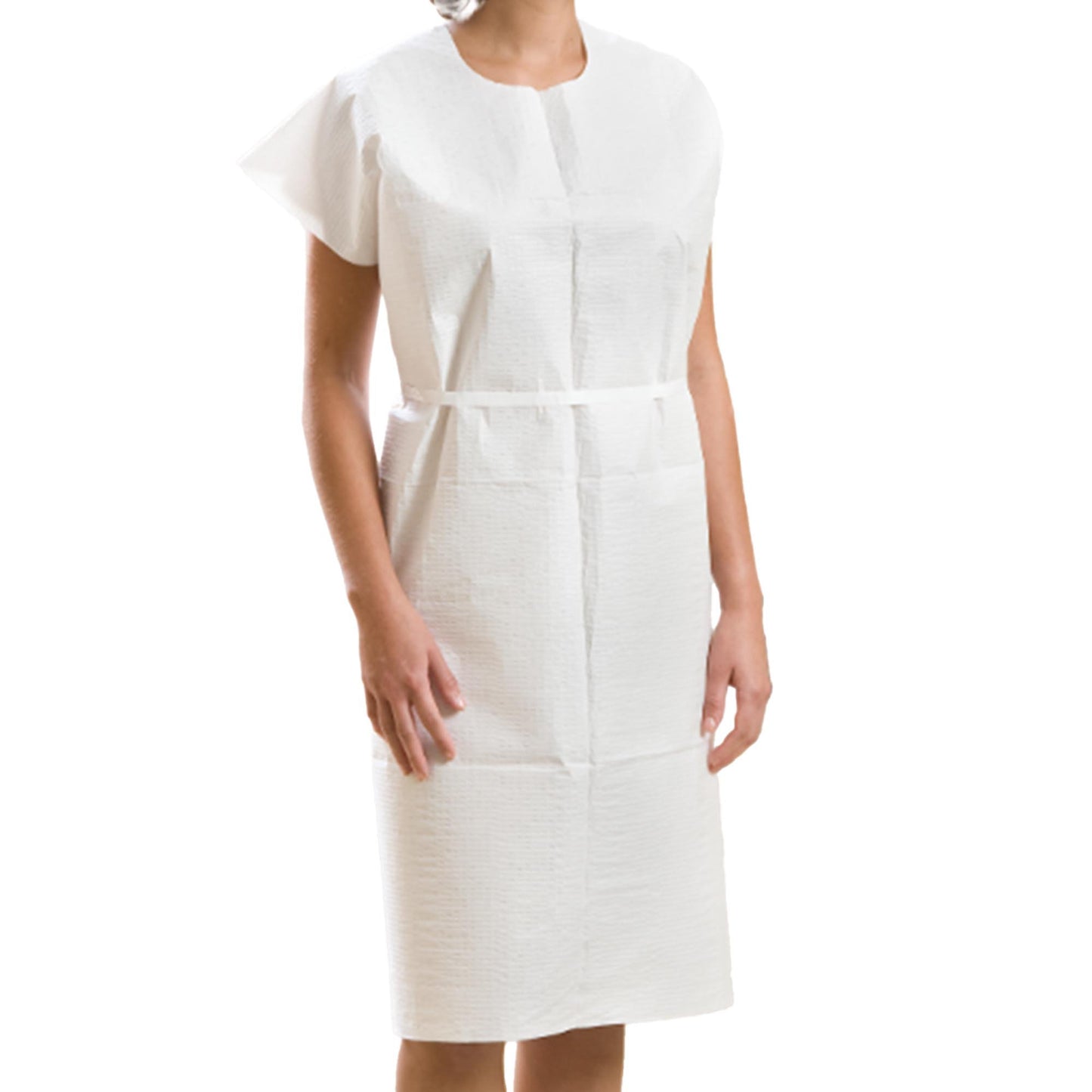 GOWN, PATIENT EXAM N/S WHITE 30"X42" (50/CS)