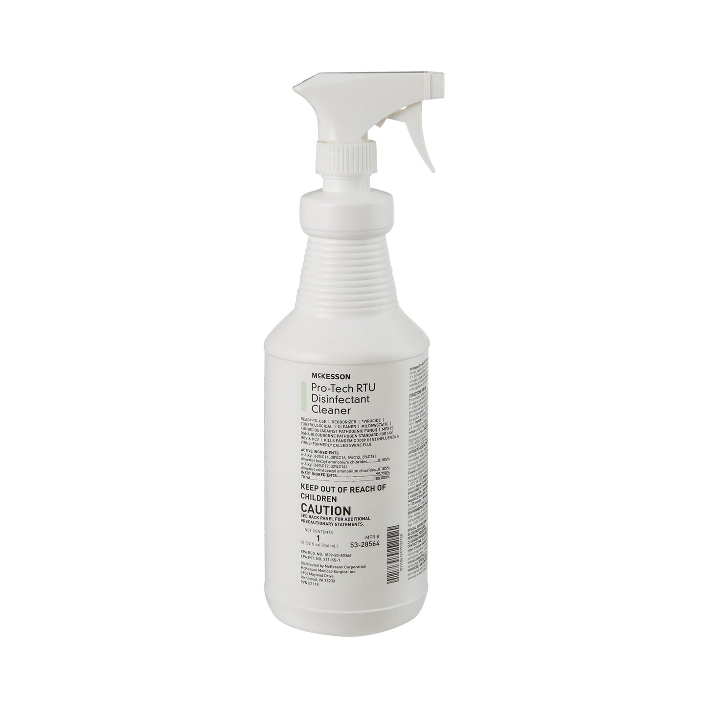 CLEANER/DISINFECT, PRO-TECH RTU 32OZ (12/CS)