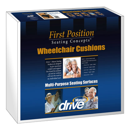 CUSHION, WHEELCHAIR PREMIER ONE 18X16X3" (4/CS)