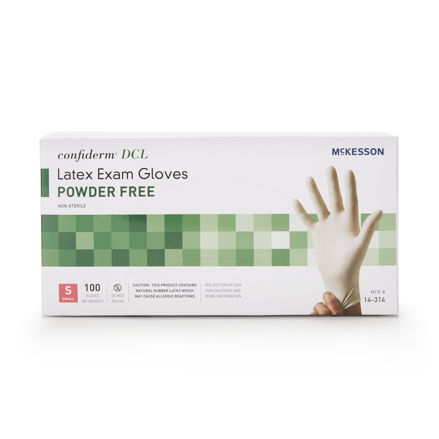 GLOVE, EXAM LTX SM N/S (100/BX10BX/CS)