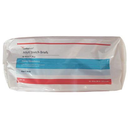 BRIEF, STRETCH WINGS HEAVY ABSRB SZ1 (24/BG 4BG/CS)