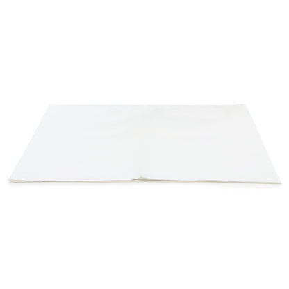 DRAPE, LINED POLY STR WHT NONFEN 18"X26" (50/BX)