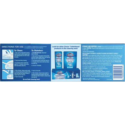 PAD, REFILL F/CLOROX TOILET WAND (10/PK 6PK/CT)