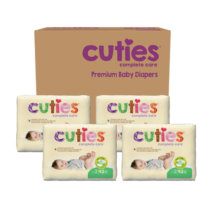 DIAPER, BABY CUTIES SIZE2 (42/PK 4PK/CS)