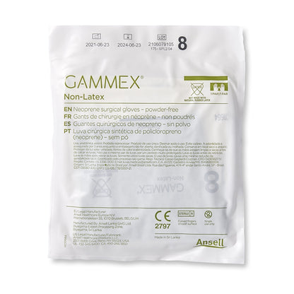 GLOVE, SURG NPRN 8.0 STR2 SMTHCHEMO (50PR/BX 4BX/CS)