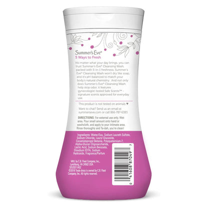 WASH, BODY SENSITIVE SUMMERS EVE 9OZ