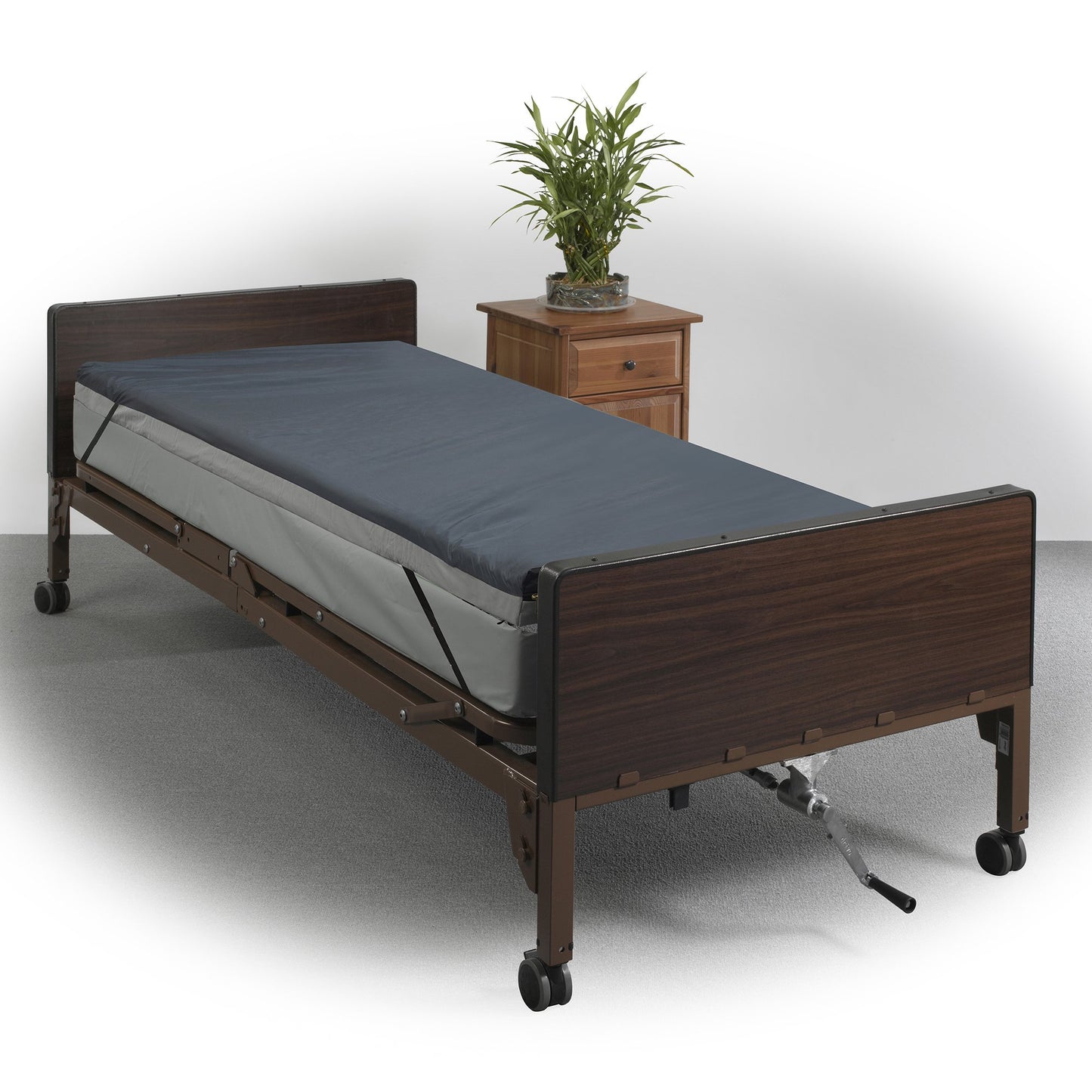 OVERLAY, MATTRESS GEL/FOAM 300LB CAP BLU 76"X34"X3.5" (1/CS)