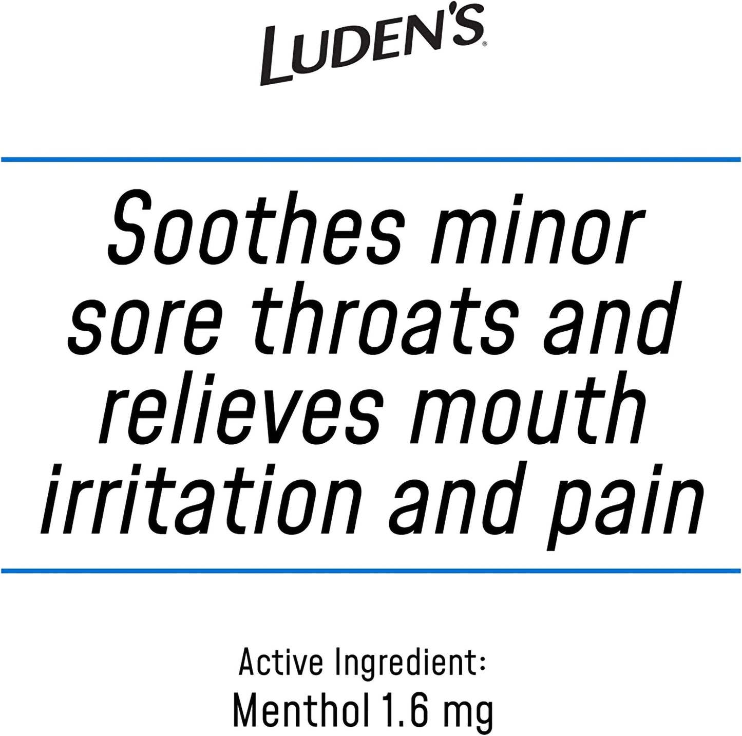 LUDENS THROAT, LOZ HONEY LICORICE (30/BG)